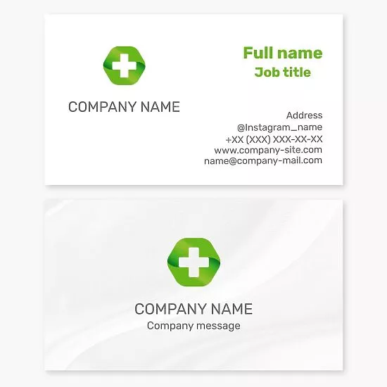 Healthcare Medical Business Card Template