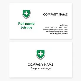 Healthcare Medical Business Card Template