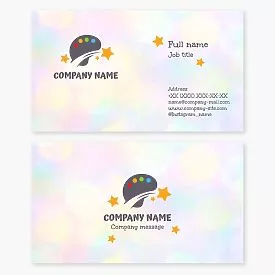 Painter Artist Business Card Template