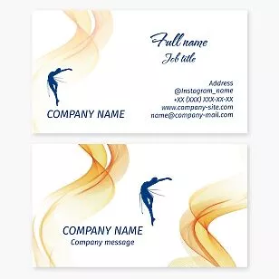 Ballet Dance Business Card Template