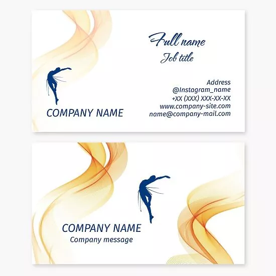 Ballet Dance Business Card Template