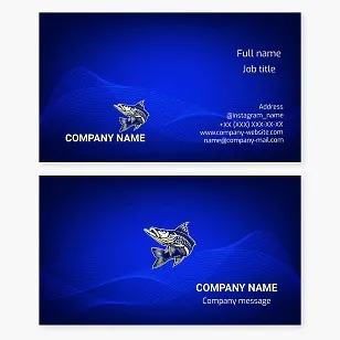 Fish Business Card Template