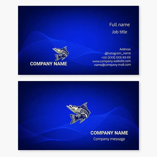 Fish Business Card Template