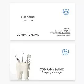 Dental Business Card Template