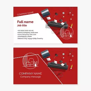 Home Decor Business Card