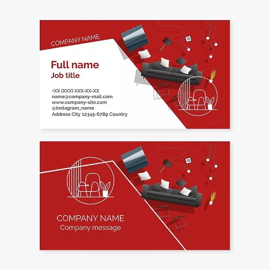 Home Decor Business Card