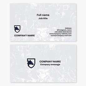 Wolf Shield Logo Business Card Template. Bodyguard, Security Guard.
