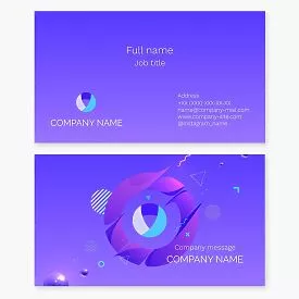 Abstract Business Card Template