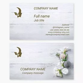 Spa Business Card Template