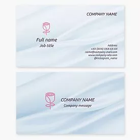 Pink Rose Logo | Business Card Template