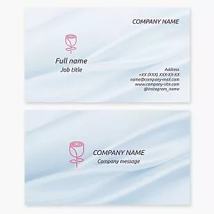 Pink Rose Logo | Business Card Template