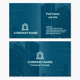 Real Estate Business Card Template