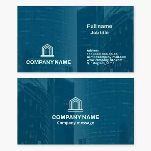 Real Estate Business Card Template