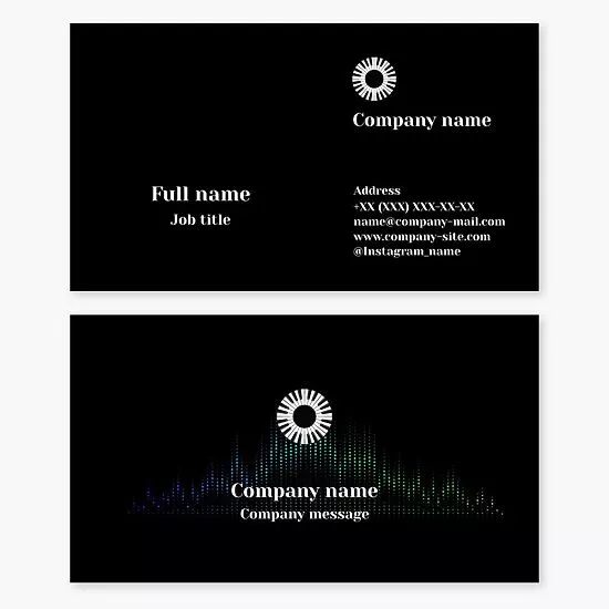 Piano Key Logo | Music Business Card Template