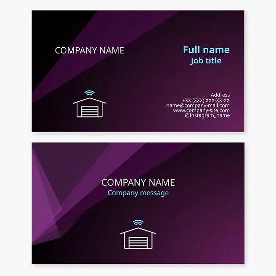 House Wifi Network Business Card Template