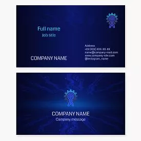 Software Tech Engineer Business Card Template