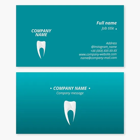 Dentist Business Card Template