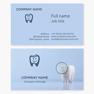 Dentist Business Card Template