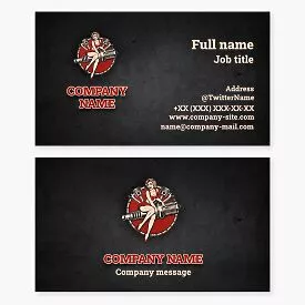 Automotive Business Card Template