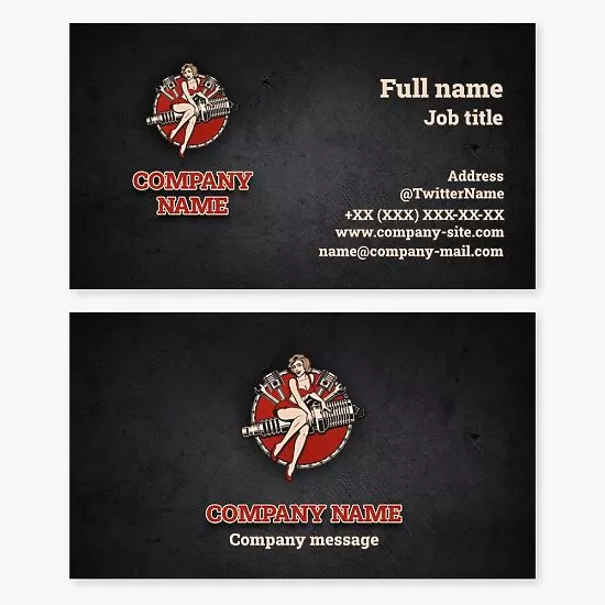 Automotive Business Card Template