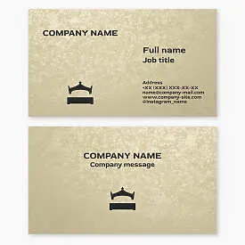 Business card template. Sleep products. Furniture store.