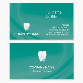 Dental Business Card Template