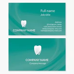 Dental Business Card Template