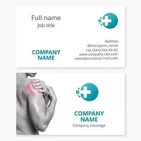 Medical Orthopedist Business Card Template