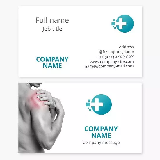 Medical Orthopedist Business Card Template