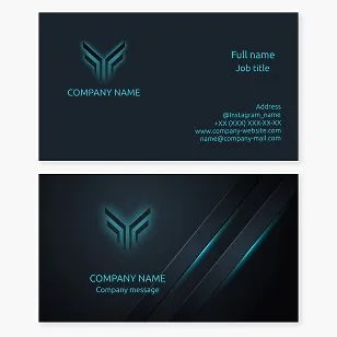 Business card template. Computer game development and testing. Gladiator helmet.