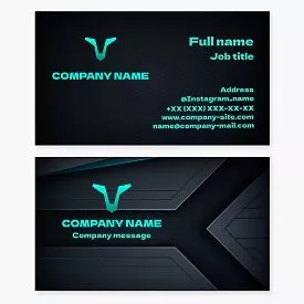 Industrial Business Card Template