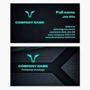 Industrial Business Card Template