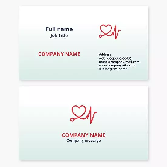 Healthcare Medical Business Card Template