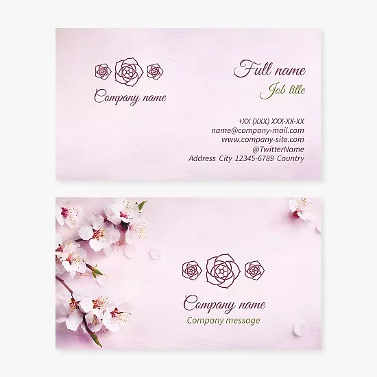 Flower Business Card