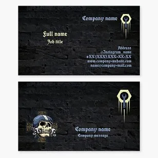 Automotive Repair Mechanic Business Card Template