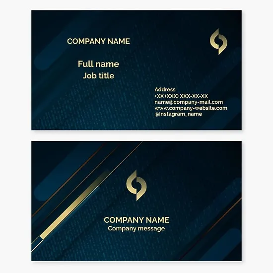 Business card template. Abstraction.