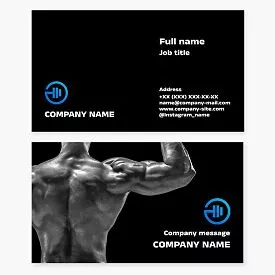 Personal Trainer | Fitness Business Card Template