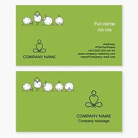Yoga Business Card Template