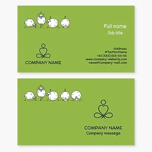 Yoga Business Card Template