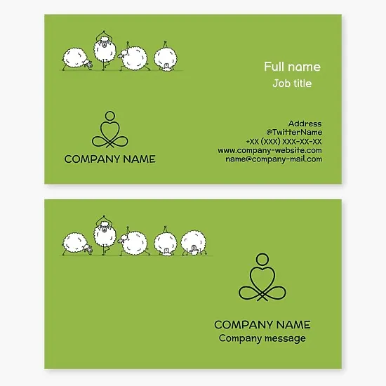 Yoga Business Card Template
