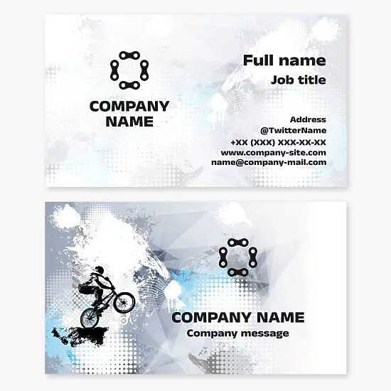 BMX Bike Business Card Template