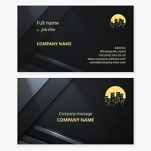 Business card template City