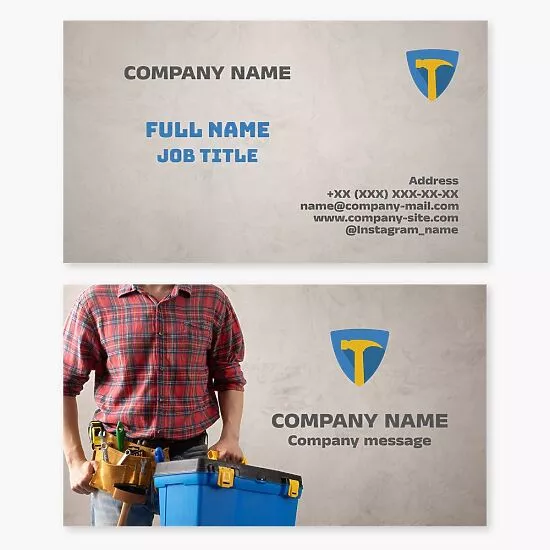 Handyman Business Card Template