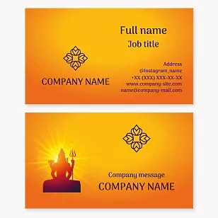 Shiva | Hinduism Business Card Template