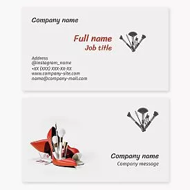 Makeup Artist Business Card Template