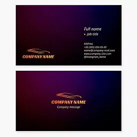 Car Logo Automotive Business Card Template