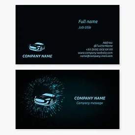 Automotive Business Card Template