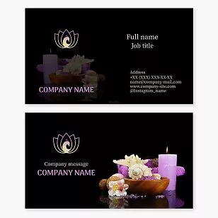 Salon & Spa Business Card Template