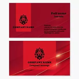 Royal Lion Business Card Template