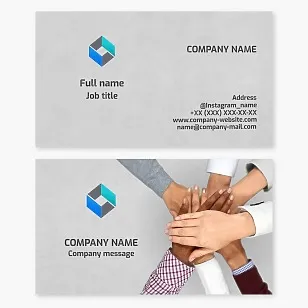 Universal Business Card Template | Team | Business